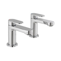 Vado Metiz Basin Pillar Taps - Chrome