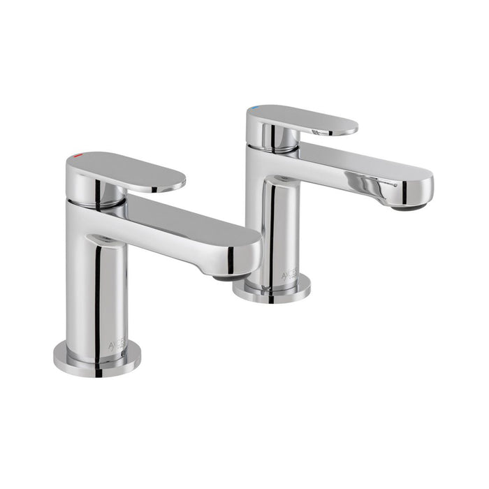 Vado Metiz Basin Pillar Taps - Chrome