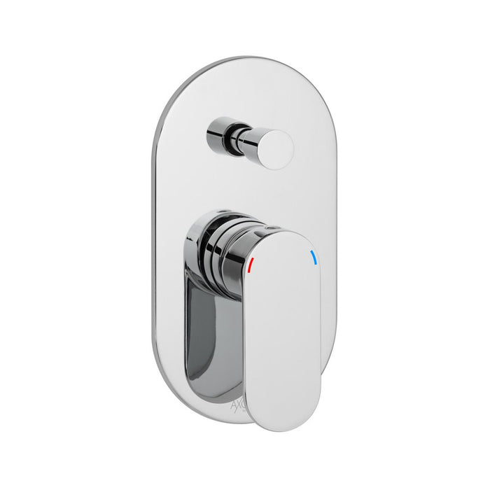 Vado Metiz 2 Outlet Concealed Manual Shower Valve with Diverter - Chrome