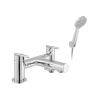 Vado Nuri Deck Mounted Bath Shower Mixer Tap With Shower Kit - Chrome