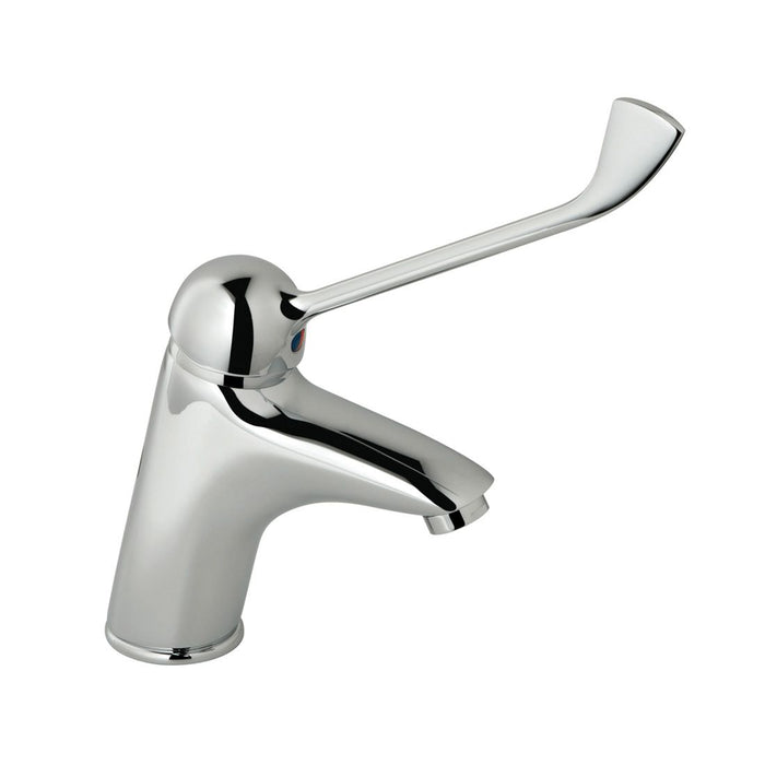Vado PROJECT LINE Mono Basin Mixer Tap with Hospital Lever - Chrome