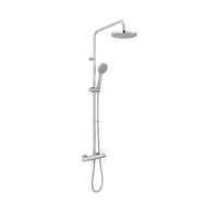 Vado Sirkel Exposed Thermostatic Shower Column with Easy Fit Bracket - Chrome