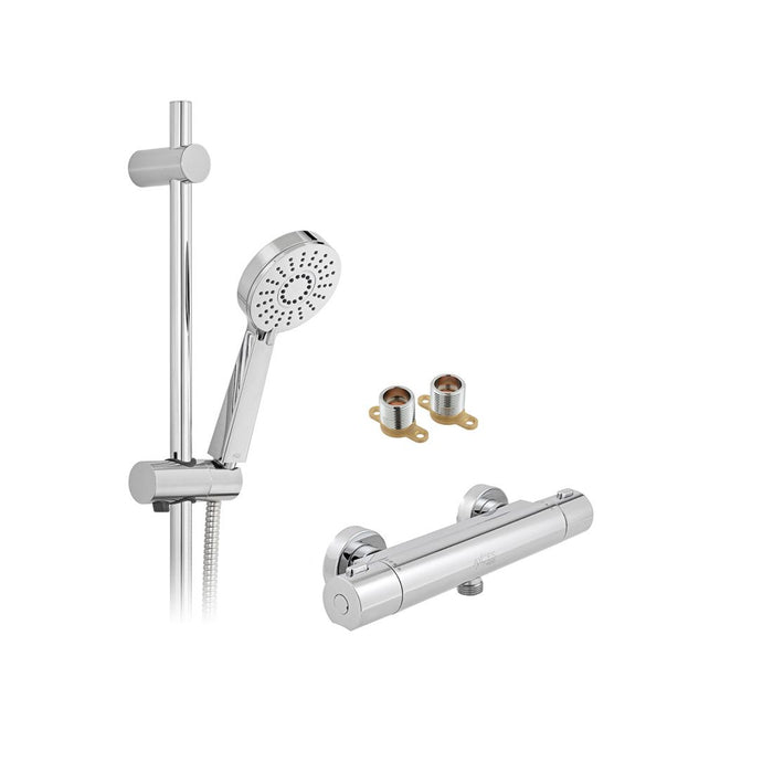 Vado Sirkel Thermostatic Shower Package With Multi Function Handset - Chrome