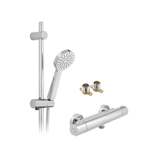 Vado Sirkel Thermostatic Shower Package With Single Function Handset - Chrome