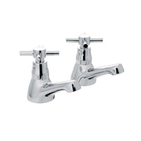 Vado Vecta Basin Pillar Taps - Chrome