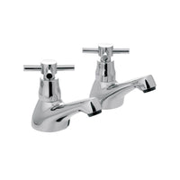 Vado Vecta Bath Pillar Taps - Chrome