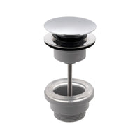 Vado Push Basin Waste - Chrome