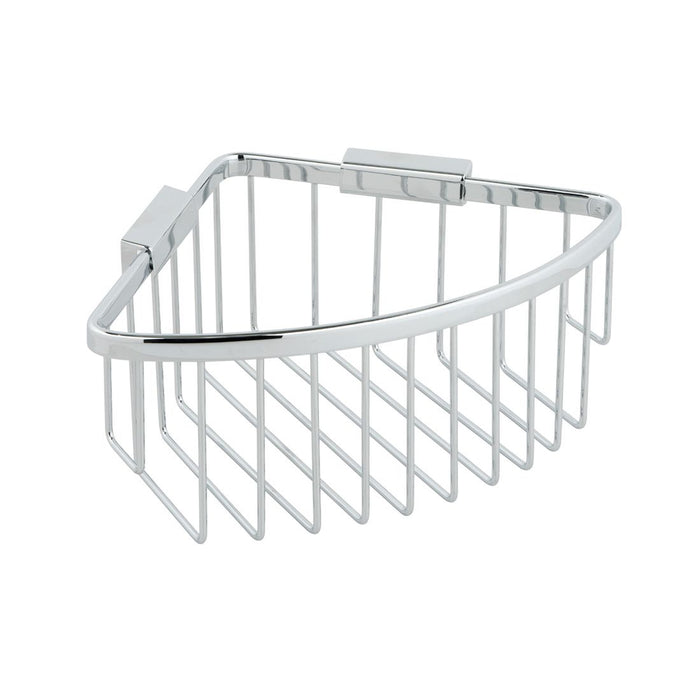 Vado Large Triangular Corner Shower Basket - Chrome