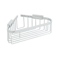 Vado Wall Mounted Large Triangular Corner Shower Basket - Chrome