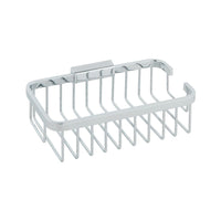 Vado Wall Mounted Medium Rectangular Shower Basket - Chrome