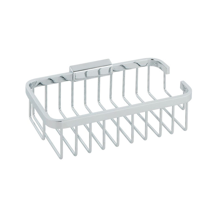 Vado Wall Mounted Medium Rectangular Shower Basket - Chrome