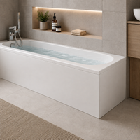 Crosswater End Bath Panel - White