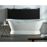Bayonne Double Ended Freestanding Cast Iron Bath - 1800 (L)