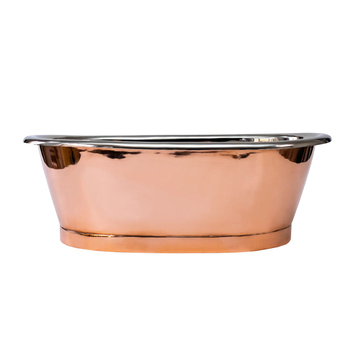 BC Designs 345mm SitOn Countertop Basin - Copper/Nickel