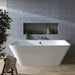 BC Designs Ancora Square Back To Wall Freestanding Double