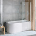 BC Designs Ancorner Single Ended Shower Bath - 1700mm x