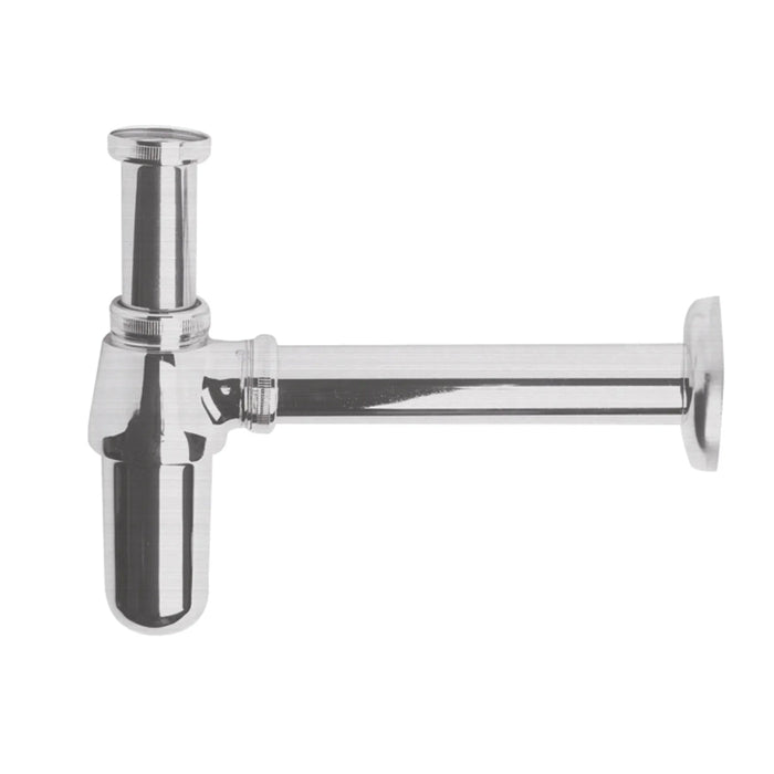 BC Designs Basin Bottle Trap - Brushed Chrome - Bottle Traps