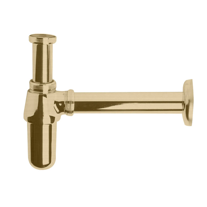 BC Designs Basin Bottle Trap - Brushed Gold - Bottle Traps