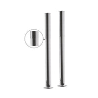 BC Designs Bath Legs with Adjustable Shrouds - Brushed