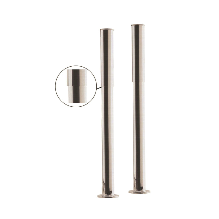 BC Designs Bath Legs with Adjustable Shrouds - Brushed
