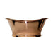 BC Designs Copper Boat Double Ended Roll Top Freestanding Bath