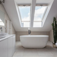 BC Designs Dinkee Freestanding Double Ended Bath with Waste