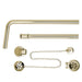 BC Designs Exposed Bath Waste / Plug & Chain with Overflow Pipe