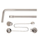 BC Designs Exposed Bath Waste / Plug & Chain with Overflow Pipe