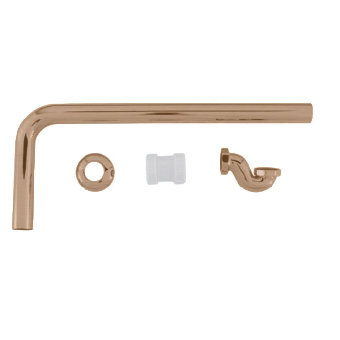 BC Designs Exposed Low Bath Trap with Adapter And Pipe