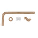 BC Designs Exposed Low Bath Trap with Adapter And Pipe