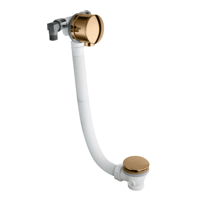 BC Designs Extended Bath Filler - Copper - Overflow Bath