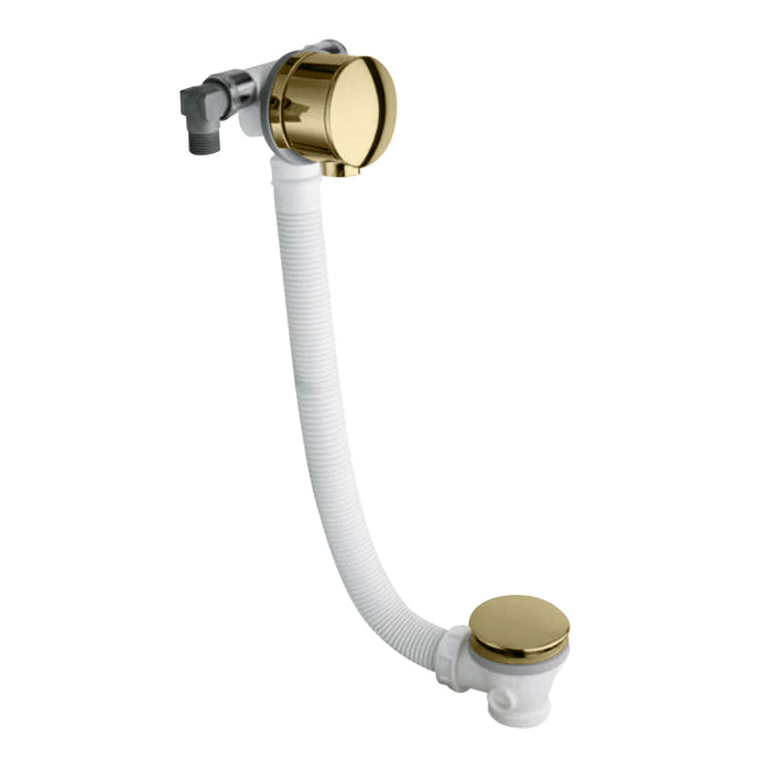 BC Designs Extended Bath Filler - Gold - Overflow Bath