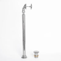 BC Designs Floorstanding Bath Waste And Overflow - Brushed