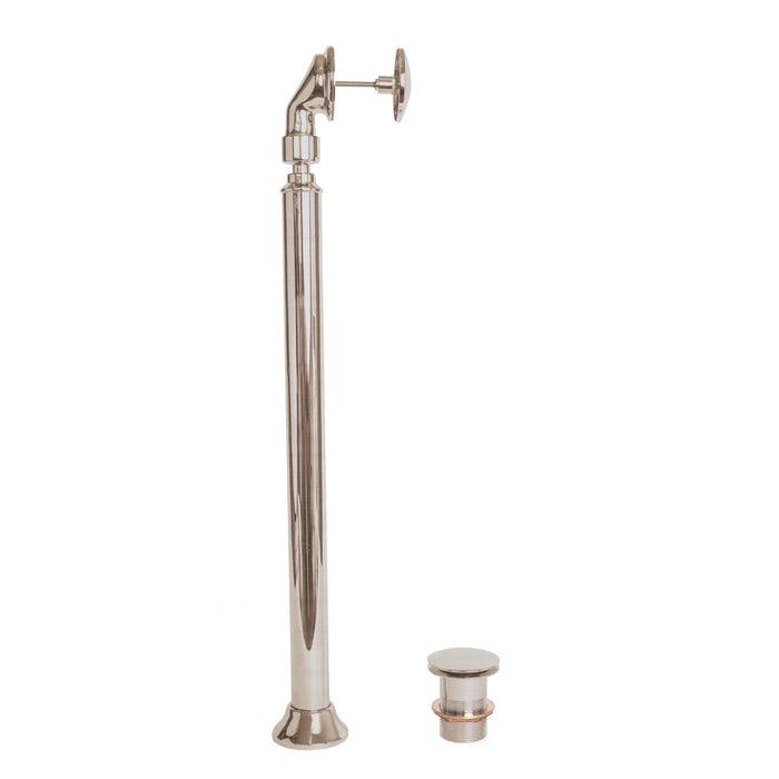BC Designs Floorstanding Bath Waste And Overflow - Brushed