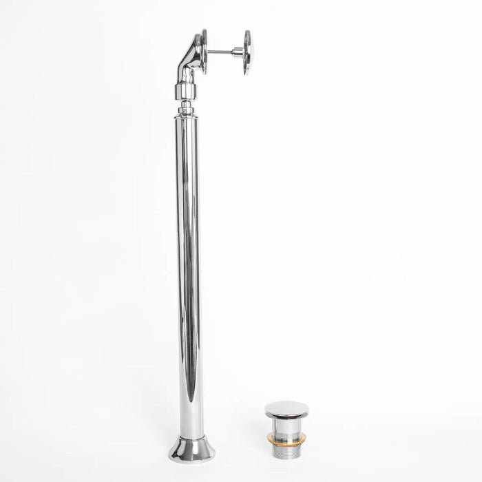 BC Designs Floorstanding Bath Waste And Overflow - Chrome