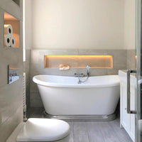 Bc Designs Freestanding Double Ended Boat Bath