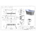 Bc Designs Freestanding Double Ended Boat Bath