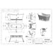 Bc Designs Freestanding Double Ended Boat Bath