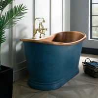 Bc Designs Freestanding Patinata Outer/Copper Inner Boat
