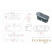 Bc Designs Industrial Freestanding Double Ended Boat Bath