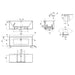 BC Designs Murali Freestanding Double Ended Bath - 1720mm x