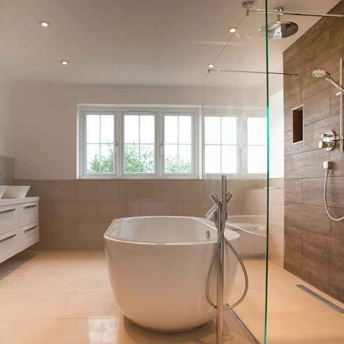 BC Designs Ovali Freestanding Double Ended Bath with Waste