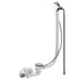 BC Designs Overflow Bath Filler - Chrome - Overflow Bath