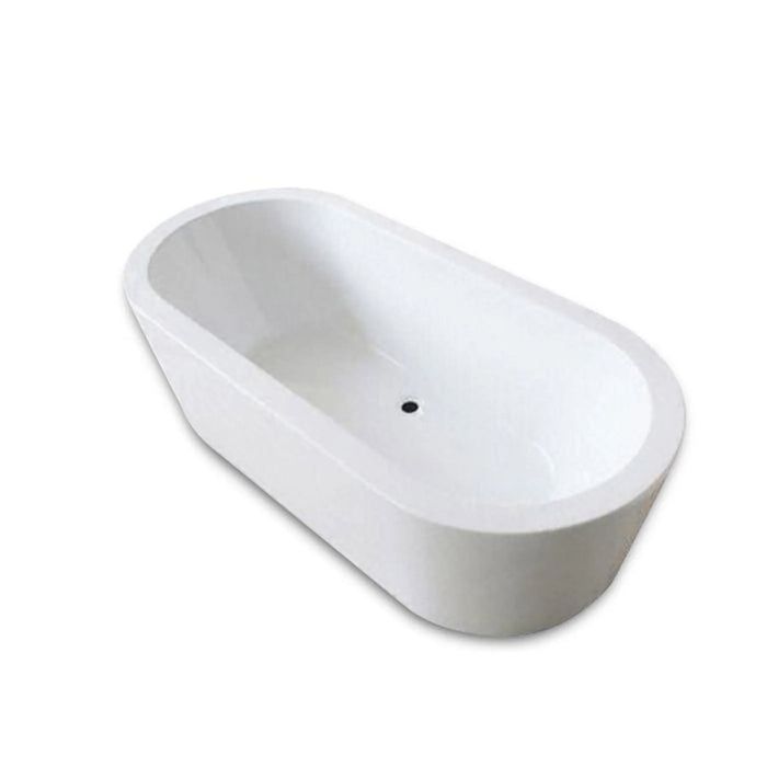 BC Designs Plazia Freestanding Double Ended Bath with Waste