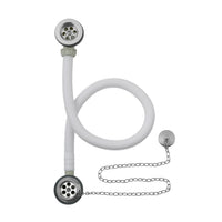 BC Designs Plug & Chain Concealed Bath Waste - Brushed