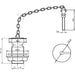 BC Designs Plugand Link Chain Basin Waste - Basin Wastes