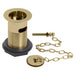 BC Designs Plugand Link Chain Basin Waste - Brushed Gold
