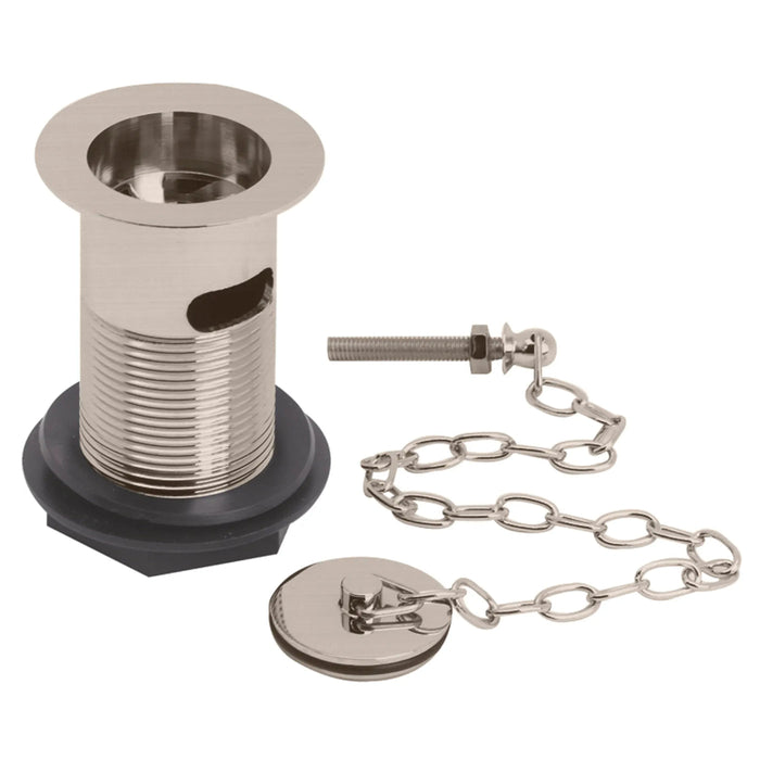 BC Designs Plugand Link Chain Basin Waste - Brushed Nickel