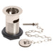 BC Designs Plugand Link Chain Basin Waste - Nickel - Basin