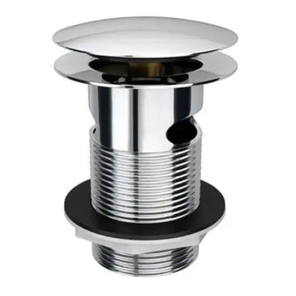 BC Designs Push Down 70mm slotted waste - Chrome - Wastes & 